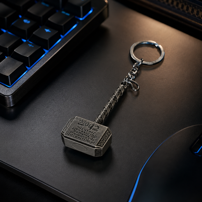 Thor Thunder Hammer Keychain
