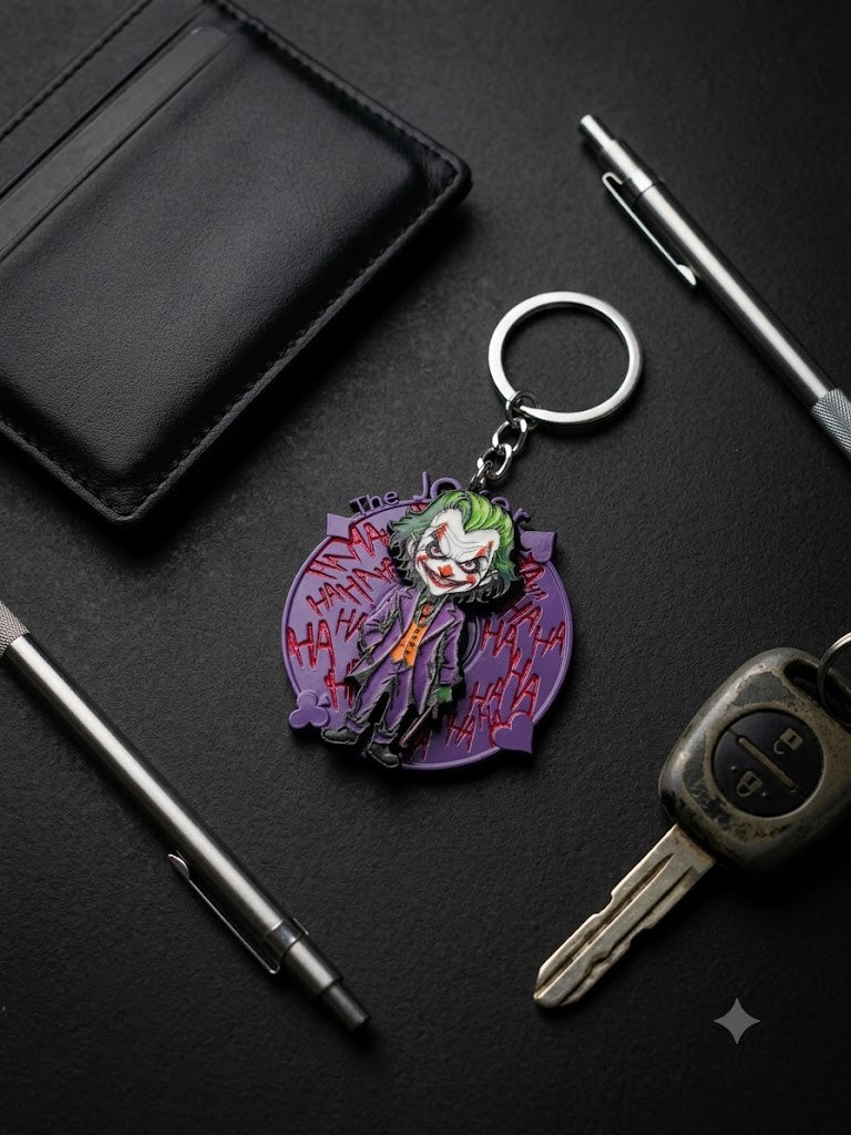 Joker-Batman Fidget Spinner Keychain