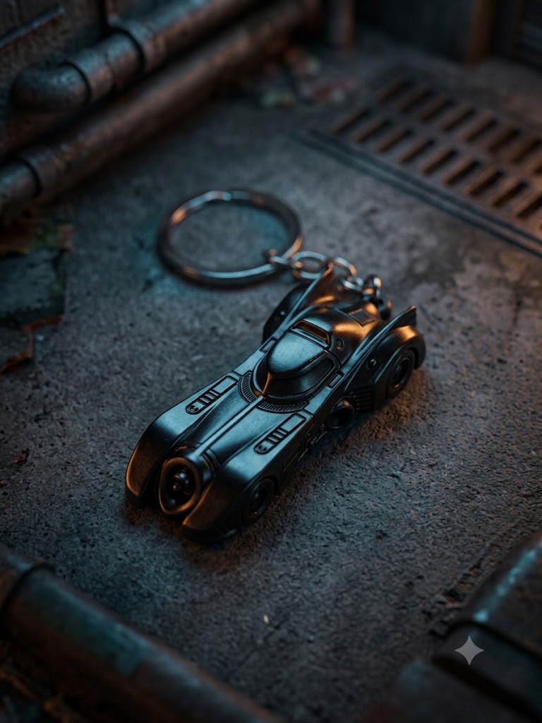 Batman Car Keychain