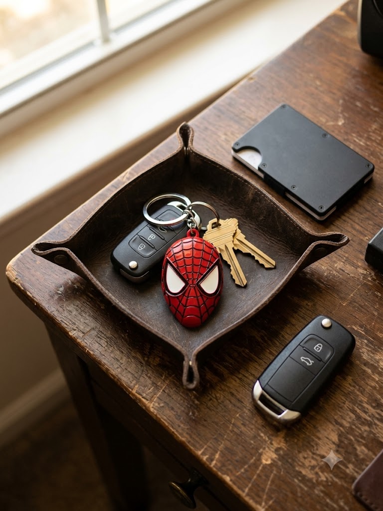 Venom / Spiderman Mask Keychain