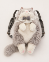 Cute Cat Plush Backpack with Meow Sound 45C.M