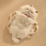 Cute Cat Plush Backpack with Meow Sound 45C.M