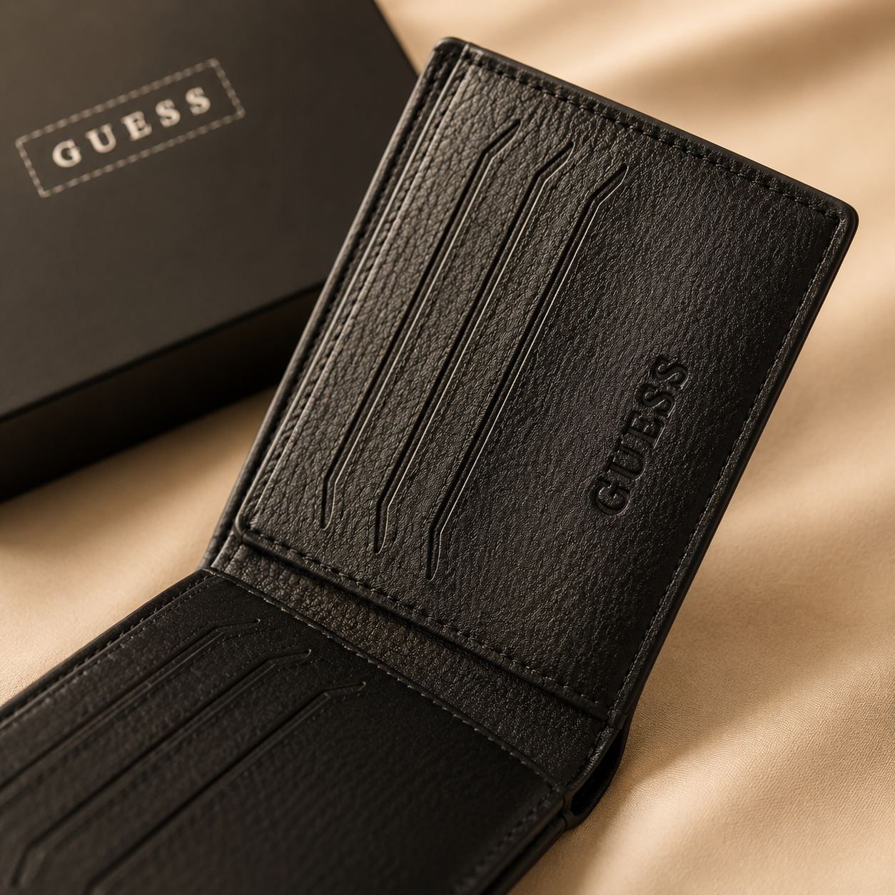 Guess Black Leather Wallet