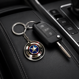 Captain America Shield Spinner Keychain