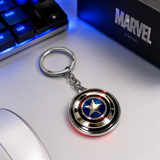 Captain America Shield Spinner Keychain
