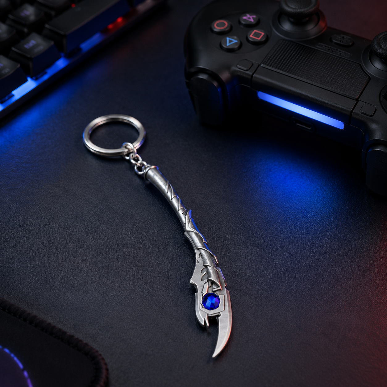 Loki's Chitauri Sceptre Keychain
