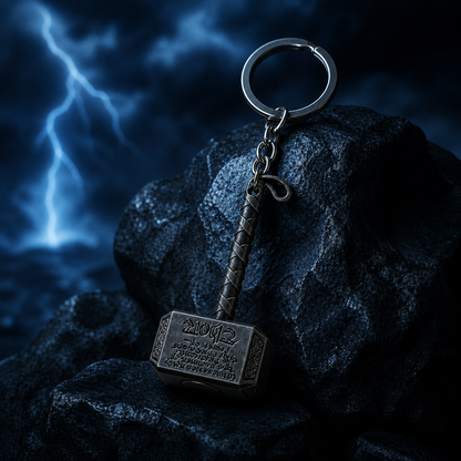 Thor Thunder Hammer Keychain