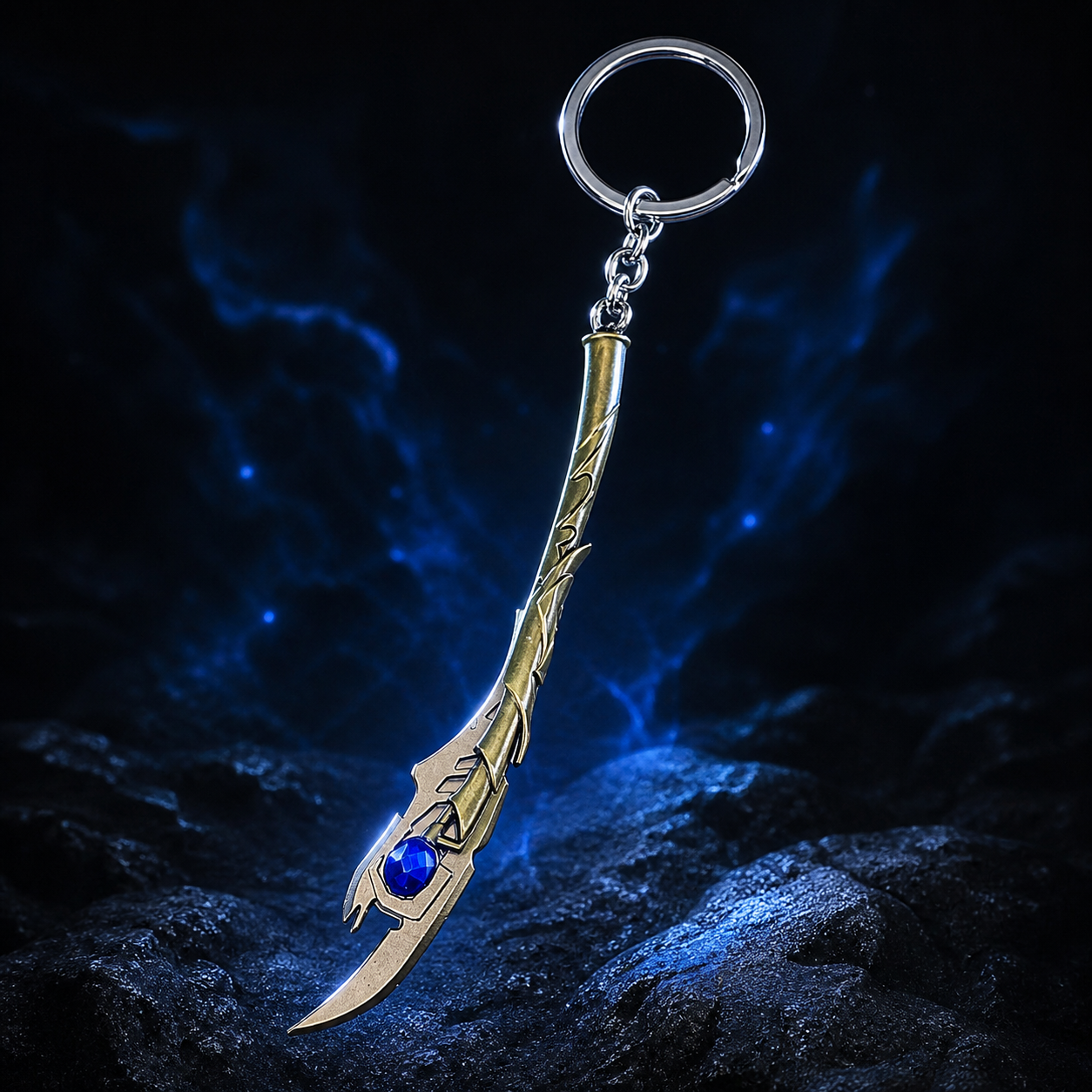 Loki's Chitauri Sceptre Keychain