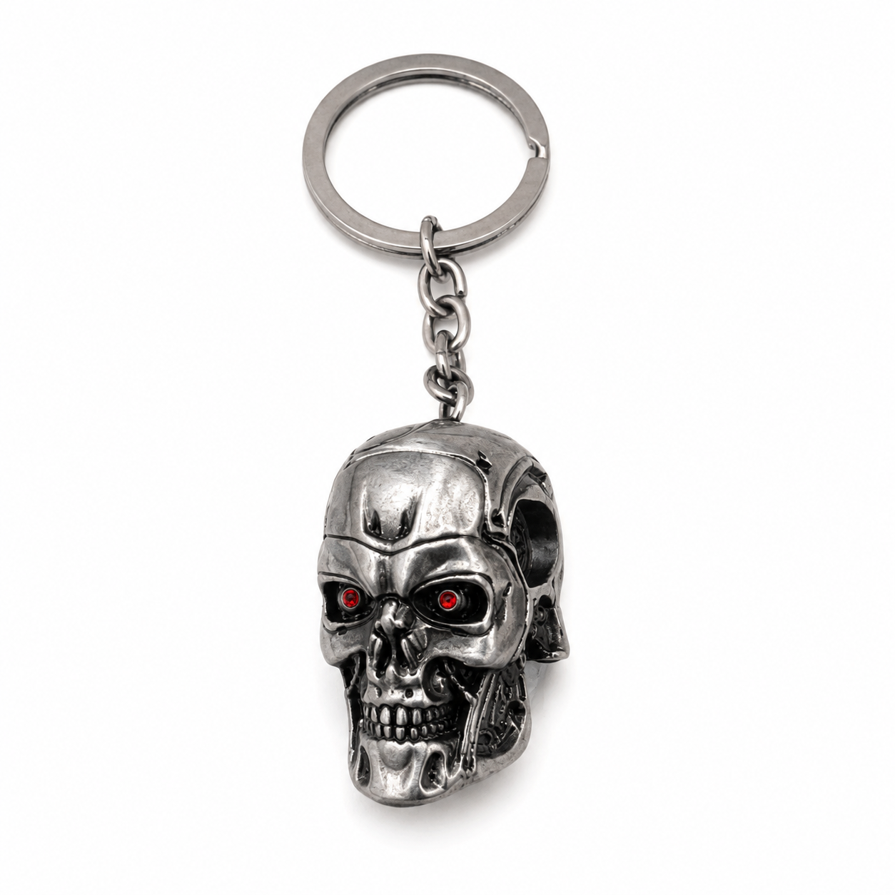 Terminator T-800 Skull Keychain