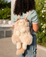 Cute Cat Plush Backpack with Meow Sound 45C.M