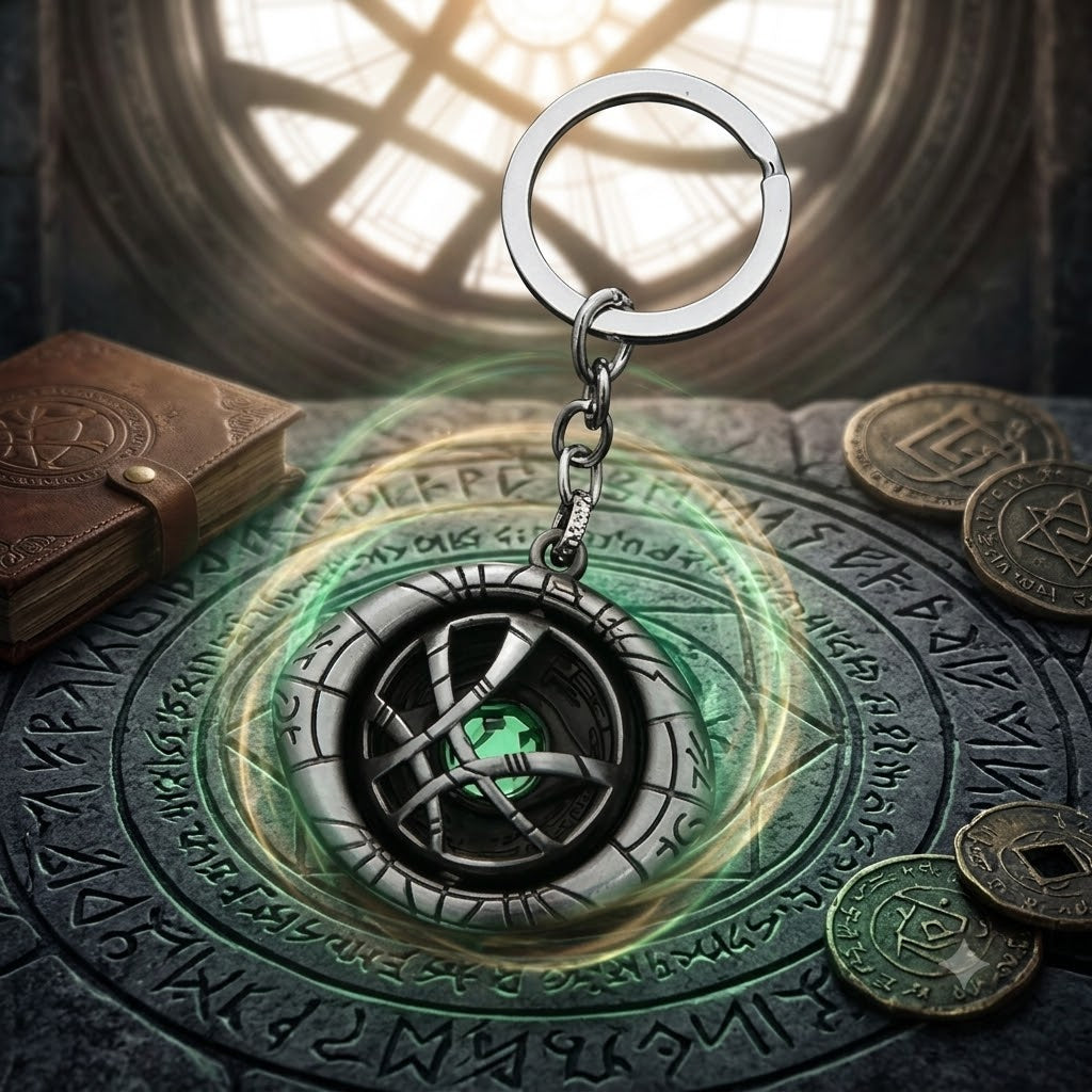 Rotatable Doctor Strange Eye Keychain